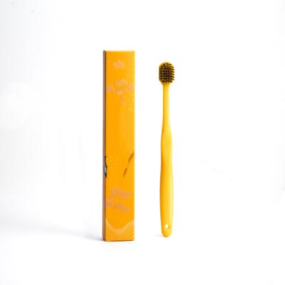 China PP environmental protection Eco-friendly material Easy to carry adult toothbrush for sale