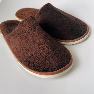 China Wholesale Lightweight Customizable Logo Bedroom Slippers Disposable Hotel Spa Slippers Hotel Slippers Washable for sale