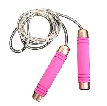 China PVC 360-Degree Rotating Supporting Jumping Rope Adjustable Non-slip Sports Grip Jump Rope, for sale