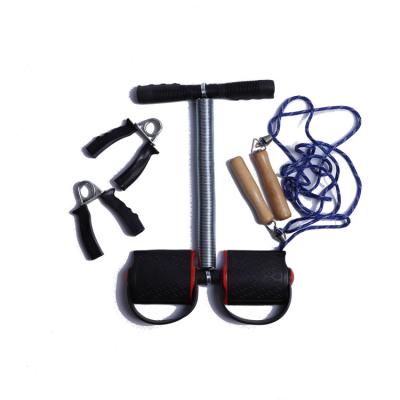 China Hot Selling Home Use Three Piece Fitness Set Pedal Set For Exercise Arm Foot Pedal Home Use Rope Good For Lose Weight for sale