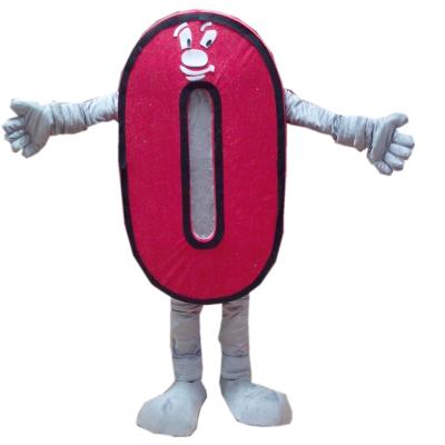 China Advertising Custom Number Zero Mascot Costume / Custom Mascot / Macot for sale