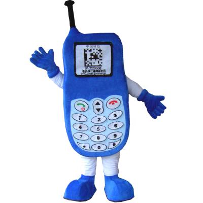 China soft plush Hola mobile phone mascot costume/customized mascot costume for promotion for sale