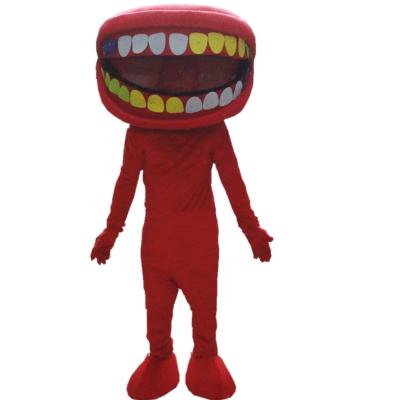 China Super Soft Plush HOLA Scary Lips Newcomer Mascot Costumes / Halloween Costume for sale