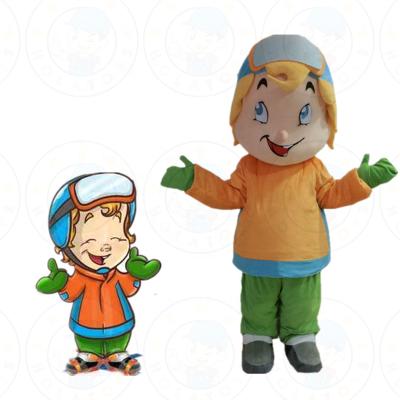 China Little boy mascot costume/character mascot costumes custom made adult size for sale