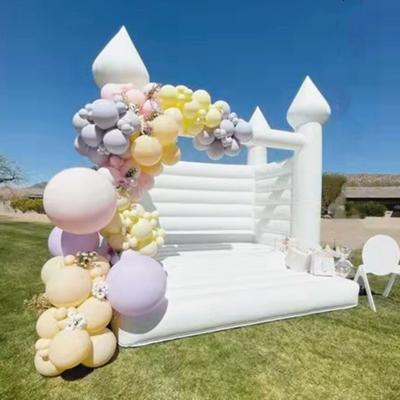 China White Inflatable Family Bouncer / Cheap Inflatable Bounce House for sale