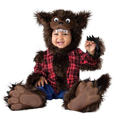 China Super Soft Plush Hola Baby Halloween Costume / Baby Wolf Cosplay Costumes for sale