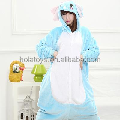 China Plus Size Hola Elephant Pajamas For Woman / Cute Pajamas For Lady for sale