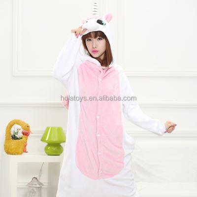 China Flannel Hola Pajamas For Adults / Unicorn Style Pajamas For Sale for sale