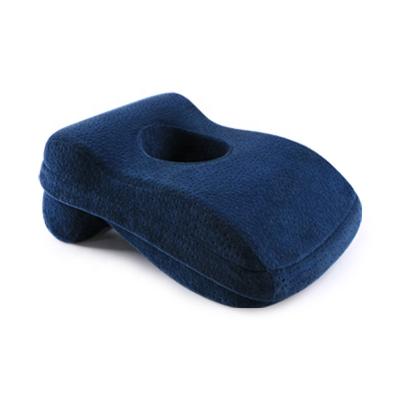 China Office Nap Pillow Orthopedic Neck Memory Foam Nap Pillow Velvet Cover Memory Factory Price Design Support New for sale