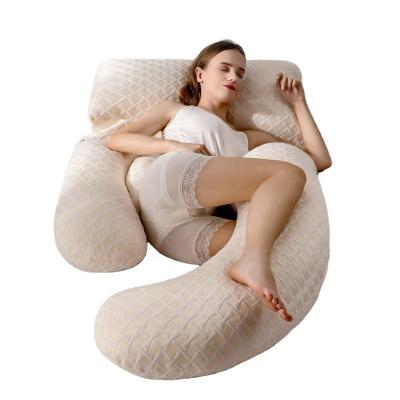 China Full Body Memory U Shaped Maternity Pillow Pregnancy Pillow For Sleeping Pregnant With Removable Cotton Cover for sale