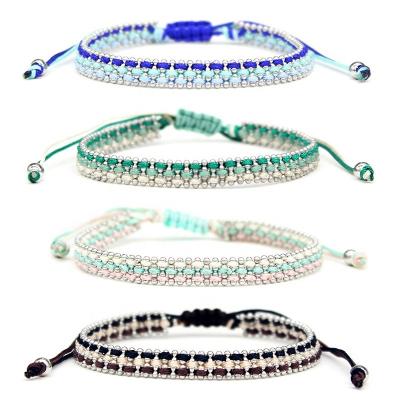 China DIY Romantic Adjustable Handmade Beaded Memory Wire Friendship Bracelets Kit for sale