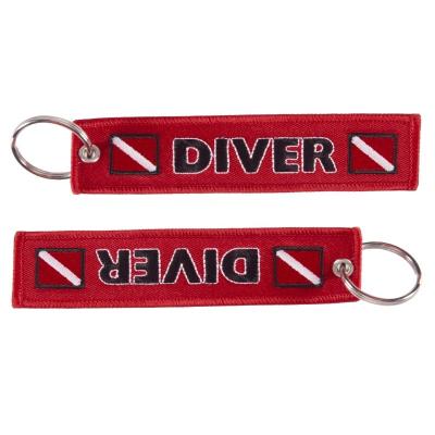 China Advertising-Wholesale Custom Logo Car Keychains Promotional Gift Embroidered Key Chain for sale