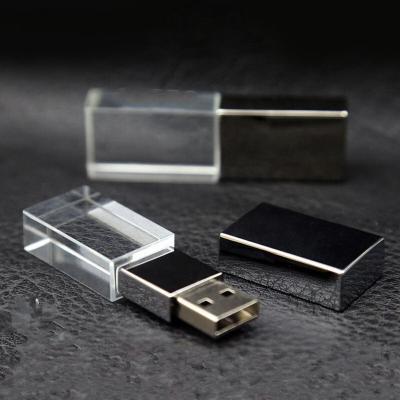 China Wholesale Waterproof Full Capacity Crystal USB Stick 4GB Wedding Gift USB Flash Drives for sale