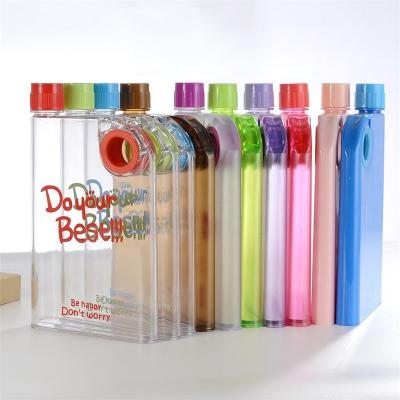 China Wholesales Prices Eco-Friendly Portable Outdoor Cheap Bottle A5 Transparent Notebook Plastic Cup for sale