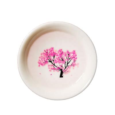 China Cherry Blossom Viable Magic Color Glass Wine Sakura Cup Sakura Changing Mug for sale