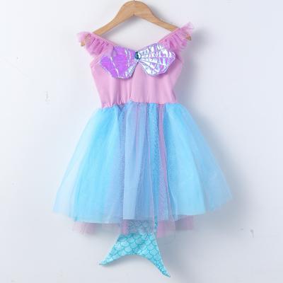 China Children's Girls Dress Luxury Princess Dress Breathable Mermaid Birthday Party Dress for sale