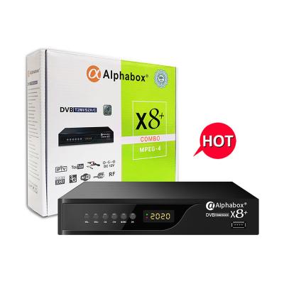 China OTHER Alphabox X8+ Satellite TV Receiver T2+S2 Dvb-t2 Mpeg4 Combo Satellite Decoder High Definition for sale