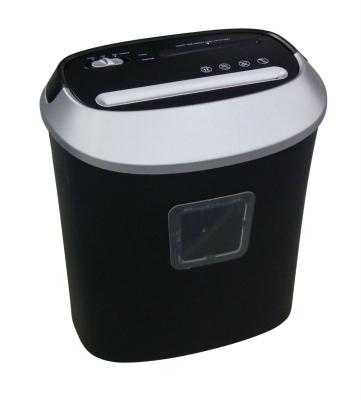 China 10-Sheet Small-Size Paper/CD/Credit Card Shredder with 20.8L Wastebasket Capacity and Window Normal for sale