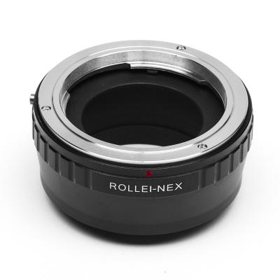 China Aluminum Custom Adapters For Rollei QBM Mount Lens Adapter For Sony E Mount NEX a6000 A7II A7R Camera for sale