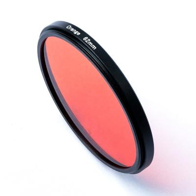 China OEM Aluminum Alloy +Resin Aluminum + Full Color Resin Lens Filter, Blue, Red, Orange 62mm Lens Filters For Canon Nikon Digital SLR Camera Lenses for sale