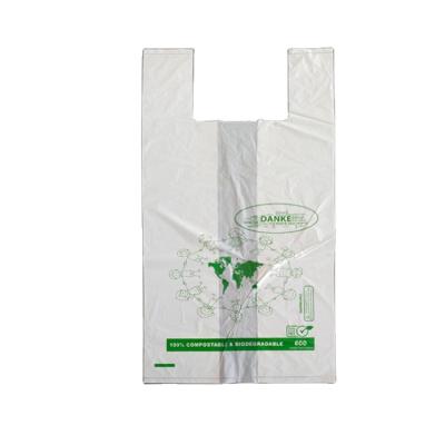 China 100% Custom Biodegradable EGP T-shirt Shopping Bags For Sale for sale