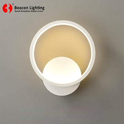 China Factory low price good quality cheap new idea modern outlet aluminum led wall lights round for bedroom home sales promotion for sale