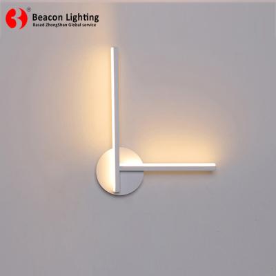 China Factory wholesale new design modern good quality low price cheap aluminum led wall lights 4 square for bedroom home sales promotion for sale