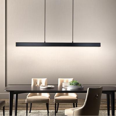 China 2020 modern new idea of ​​design led simple hanging strip lights for office dining room conference room for sale