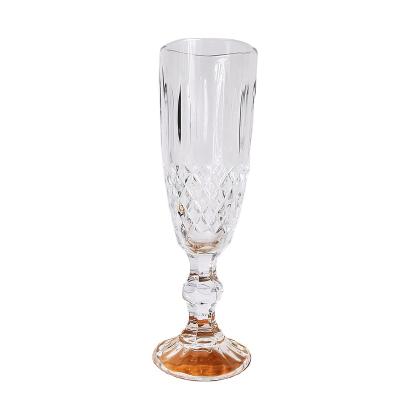 China China Manufacture Modern Quality Specialized Glass Champagne Cup Production for sale