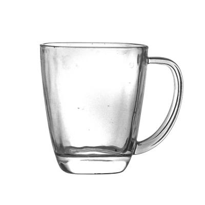 China Sustainable Manufacturer Wholesale Transparent Reusable Durable Glass Coffee Mug From China for sale