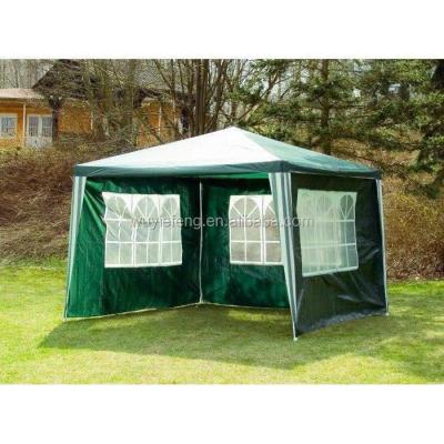 China POLYESTER tube steel gazebo +sidewalls for sale