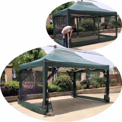 China Easy Assemble 3x4.5M Gazebo Steel Gazebo American Style Folds for sale