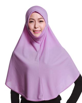 China Wholesale Plain Plain Plain Snap Hijab Shawls Polyester Muslim Hijab For Girls for sale