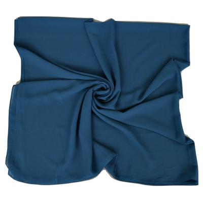 China Premium Chiffon Chiffon Square Scarf Chiffon Veil For Women Wide Tudung 145x145 bawal for sale