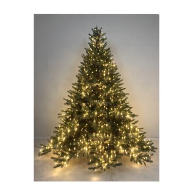 China Customizable Chirstmas Prelit Luxury Realistic PE PVC Mixed Christmas Tree for sale