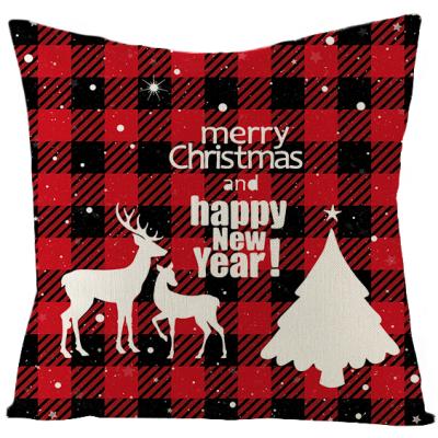 China MOQ 45*45cm Decorative Bass Christms Pillow Case Cover Peach Anti-Static Skin for sale