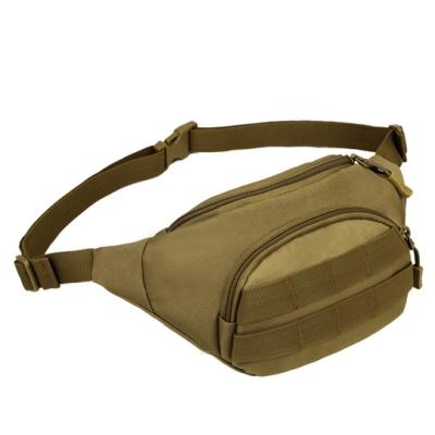 China Custom Waterproof Nylon Camouflage Small Waist Outdoor Waterproof Tactical Walking Bag for sale