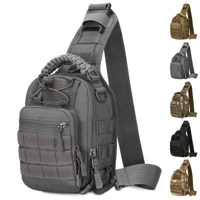 China 1000D Water Proof Molle System Tactical Casual Men's Messenger Shoulder Chest Bag for sale