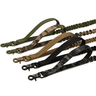 China Tactical Dog Pet Dog Training Waterproof Shockproof Retractable Elastic Leash Collar for sale