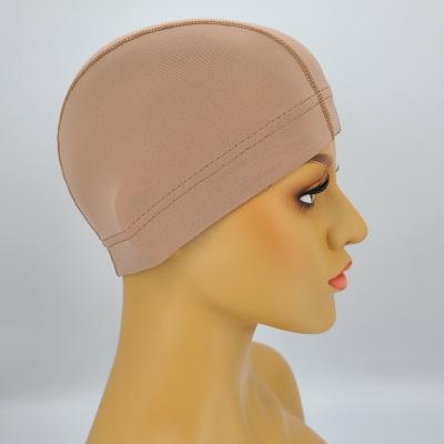 China To Make Wigs Wholesale #5027 Large Size Stretch Polyester Spandex Wig Dome Cap for sale