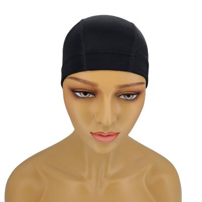 China To Make Wigs #5017 Ultra Wholesale Stretch Spandex Dome Cap Polyester Hats Swimming Caps for sale