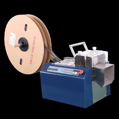 China Factory Automatic PVC Cutting Machine Hot And Cold Heat Shrink Pipe Cutter Tape CutterHW-100 for sale