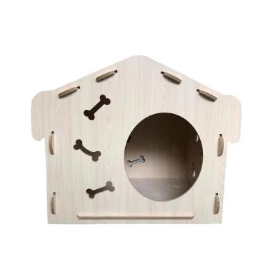 China Factory Direct Sale Customized Wooden Pet House Breathable Indoor Pet House for sale