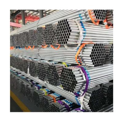 China Structure pipe galvanized steel pipe hot dip galvanized round tube gi steel scaffold steel pipe for sale