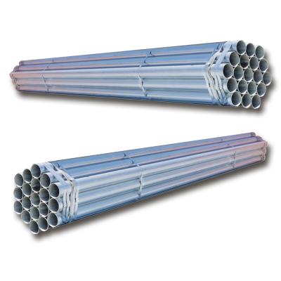 China Cheap structural pipe price building material hot dipped galvanized steel pipe galvanized iron round tube for sale