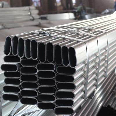 China Hot Dipped Galvanized Square Structure Pipe Oval Pipe Rectangular Steel Pipe for sale