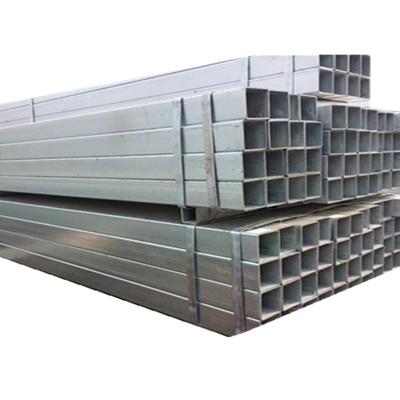 China Structure pipe zinc coated carbon steel pipe gi steel hollow section for sale