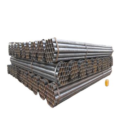 China Structure Pipe Low Carbon Black Welded Steel Pipe For Oil And Gas for sale