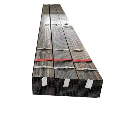 China Structure Pipe 0.4mm Thickness CR Steel Pipe Square Section Q195 Black Annealed Hollow Steel Tube for sale