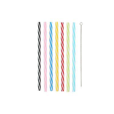 China Drinking Straws Straw Pass Straight Reusable Hard Plastic Drinking Dishwasher Christmas Eco-Friendly Reuseable for sale